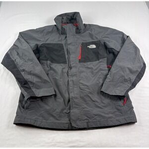 The North Face Jacket Mens Large Gray Hyvent Outdoor Water Resistant Hiking